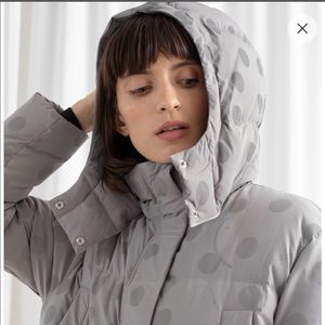 & Other Stories x Giorgia Lupi Long puffer coat